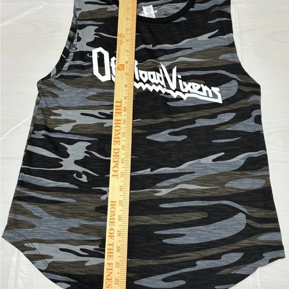 Off Road Vixens Tank Top Women’s M Black Camo Bike Riding Outdoors Camping Hiker - Picture 5 of 9
